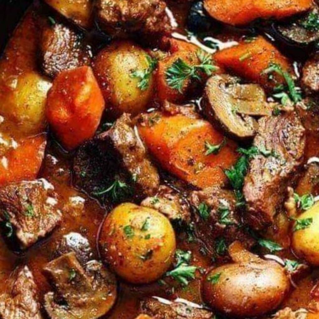 Slow Cooker Beef Bourguignon Viral Recipes