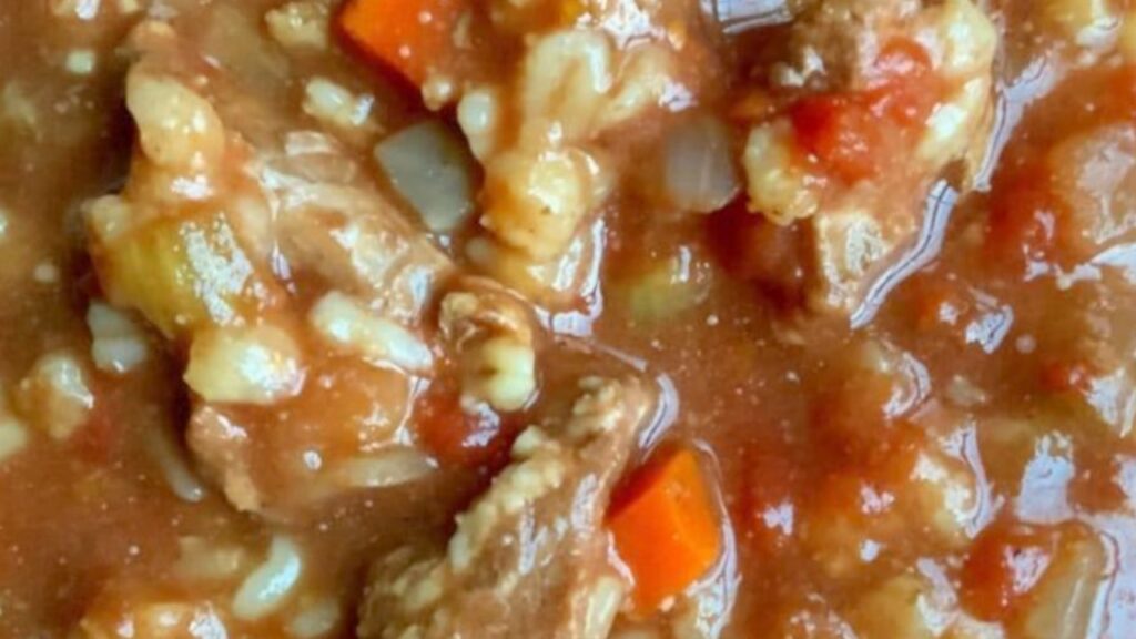 LAZY TOMATO BEEF BARLEY SOUP RECIPE Viral Recipes