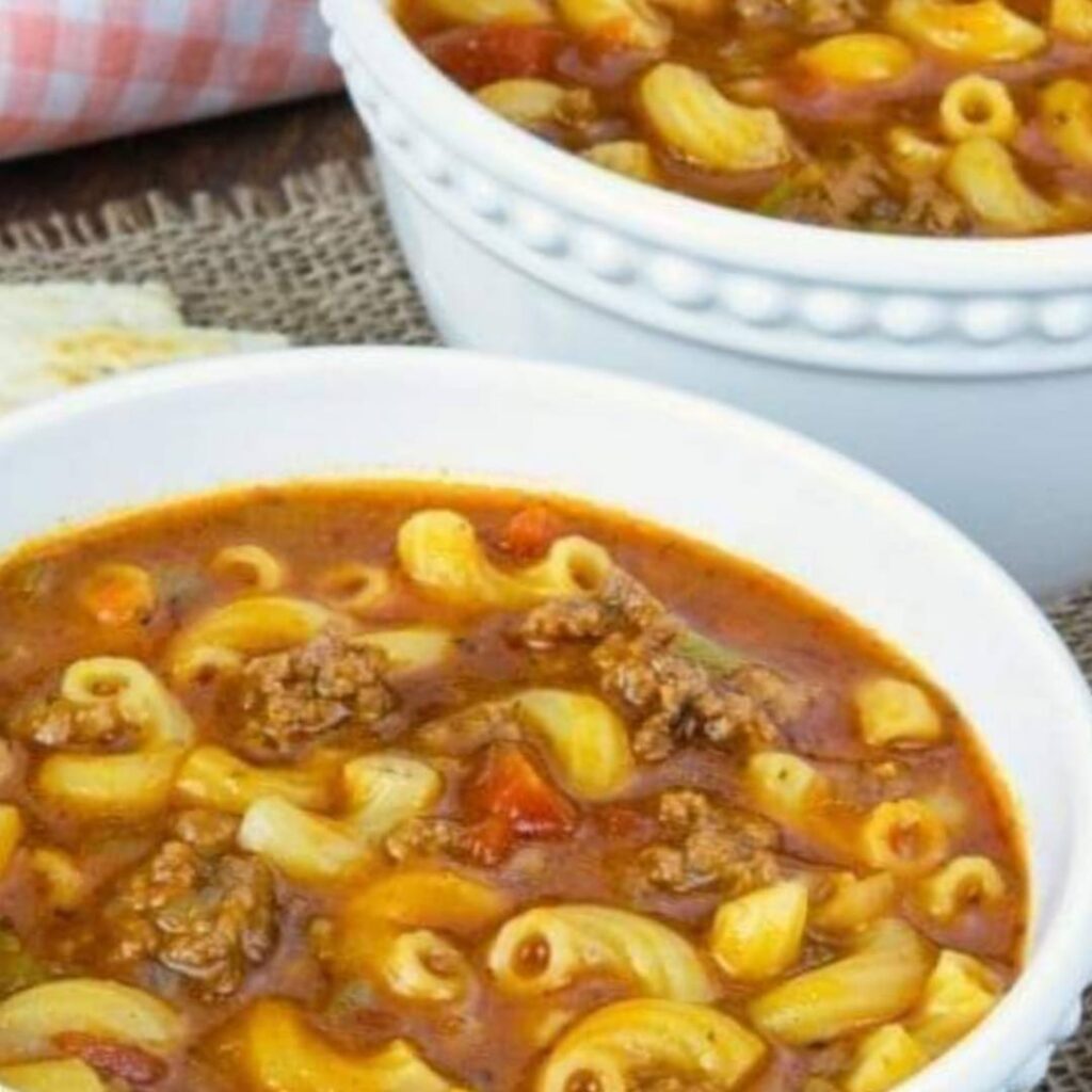 BEEF AND TOMATO MACARONI SOUP Viral Recipes