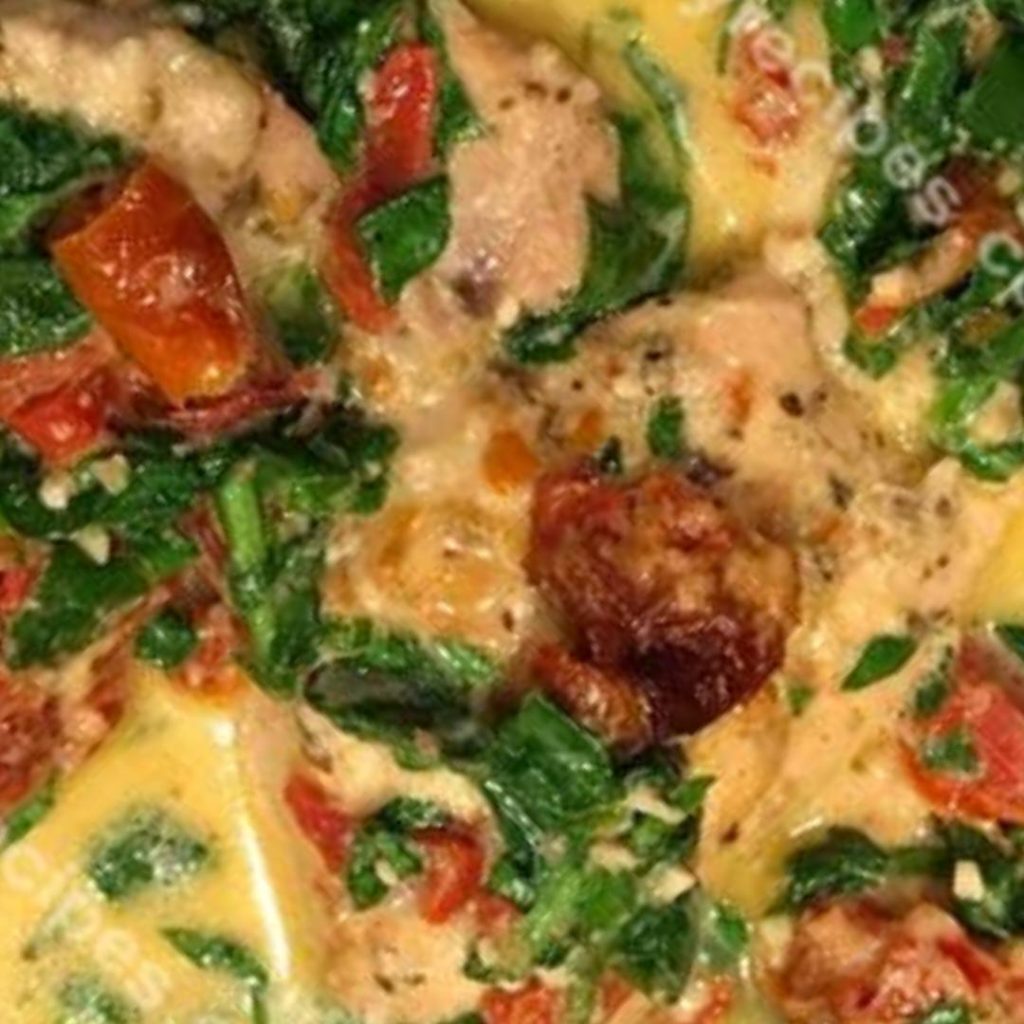 Crock-Pot Tuscan Garlic Chicken With Spinach And Sun-Dried Tomatoes ...