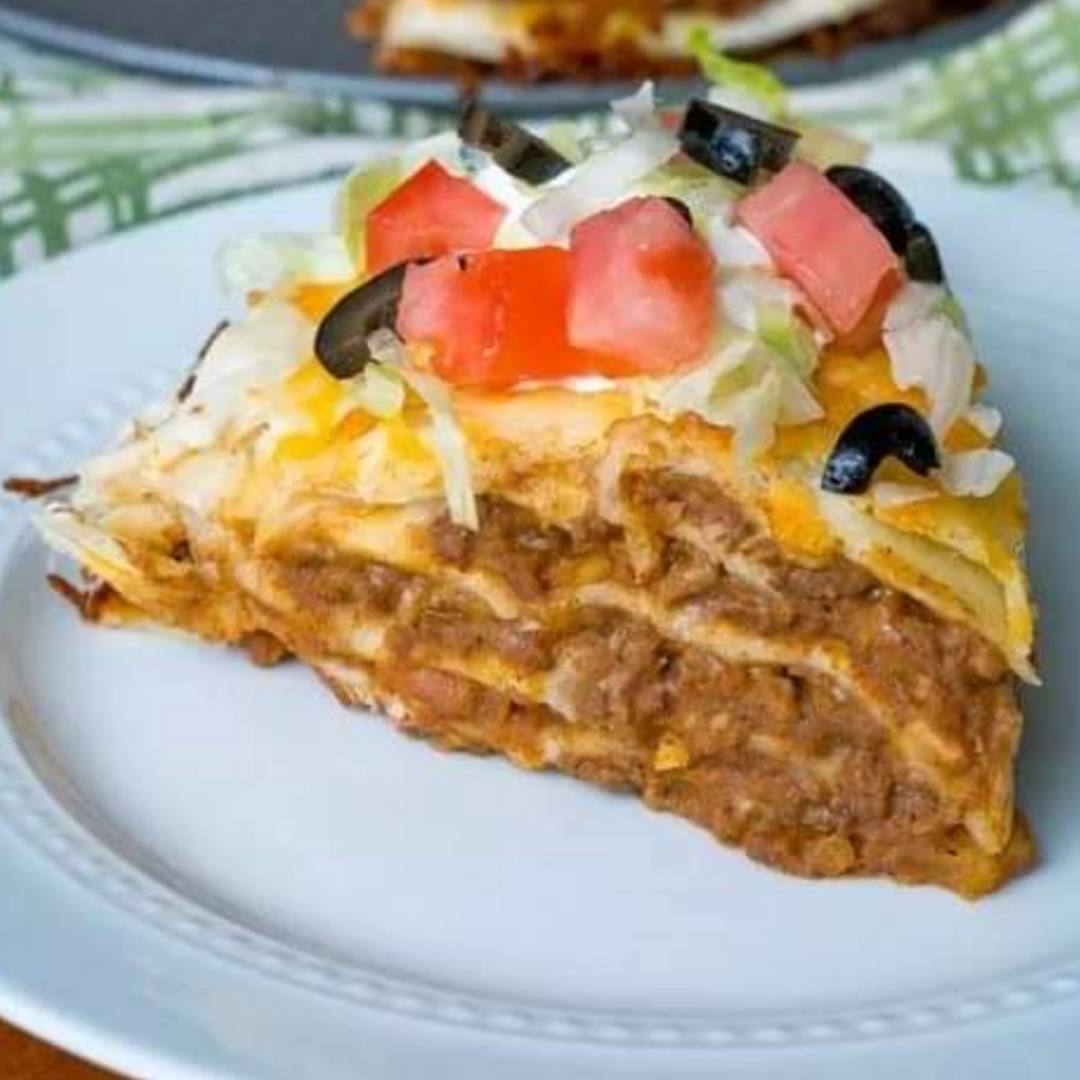 Layered Taco Pie - Viral Recipes