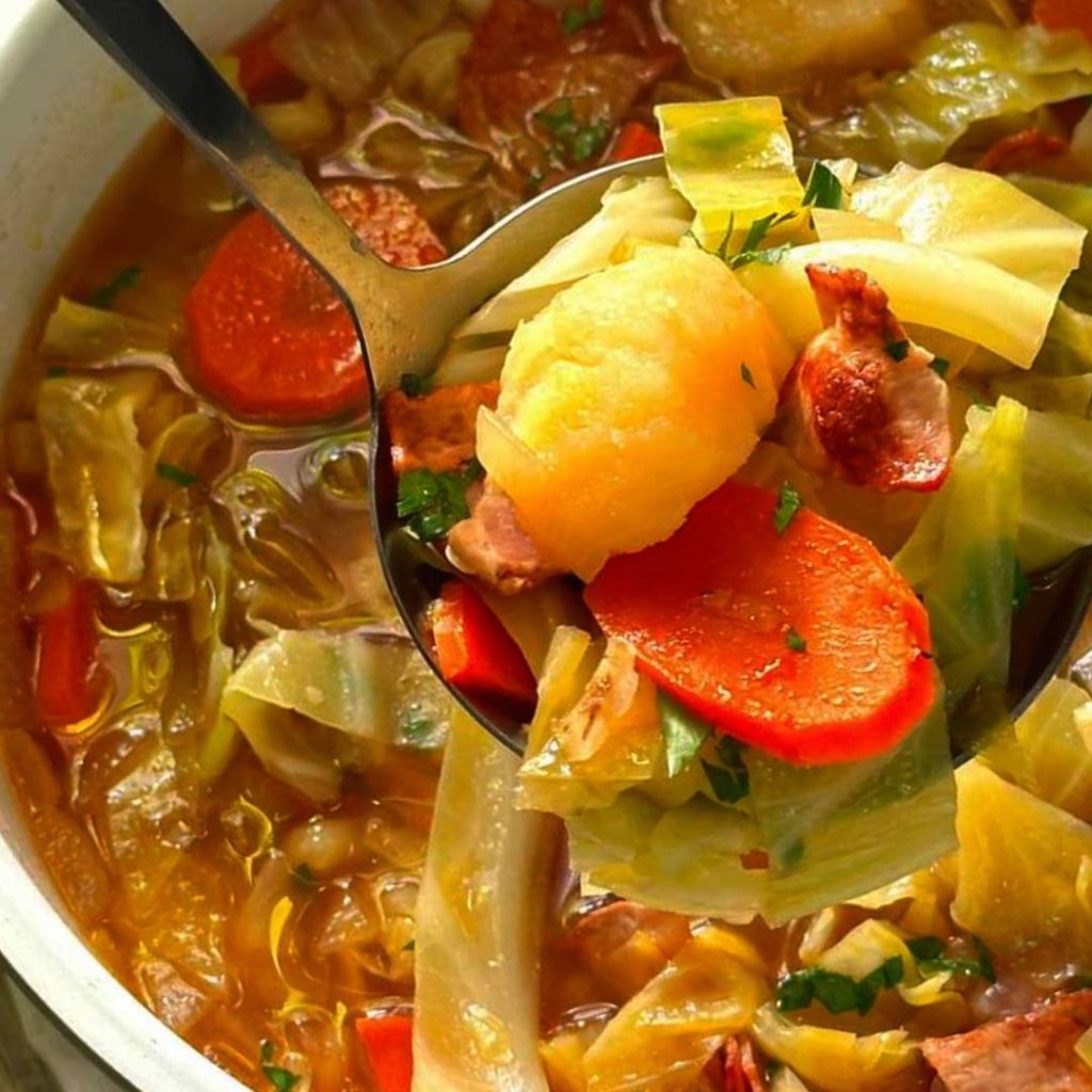 Irish Bacon Cabbage And Potato Soup Viral Recipes
