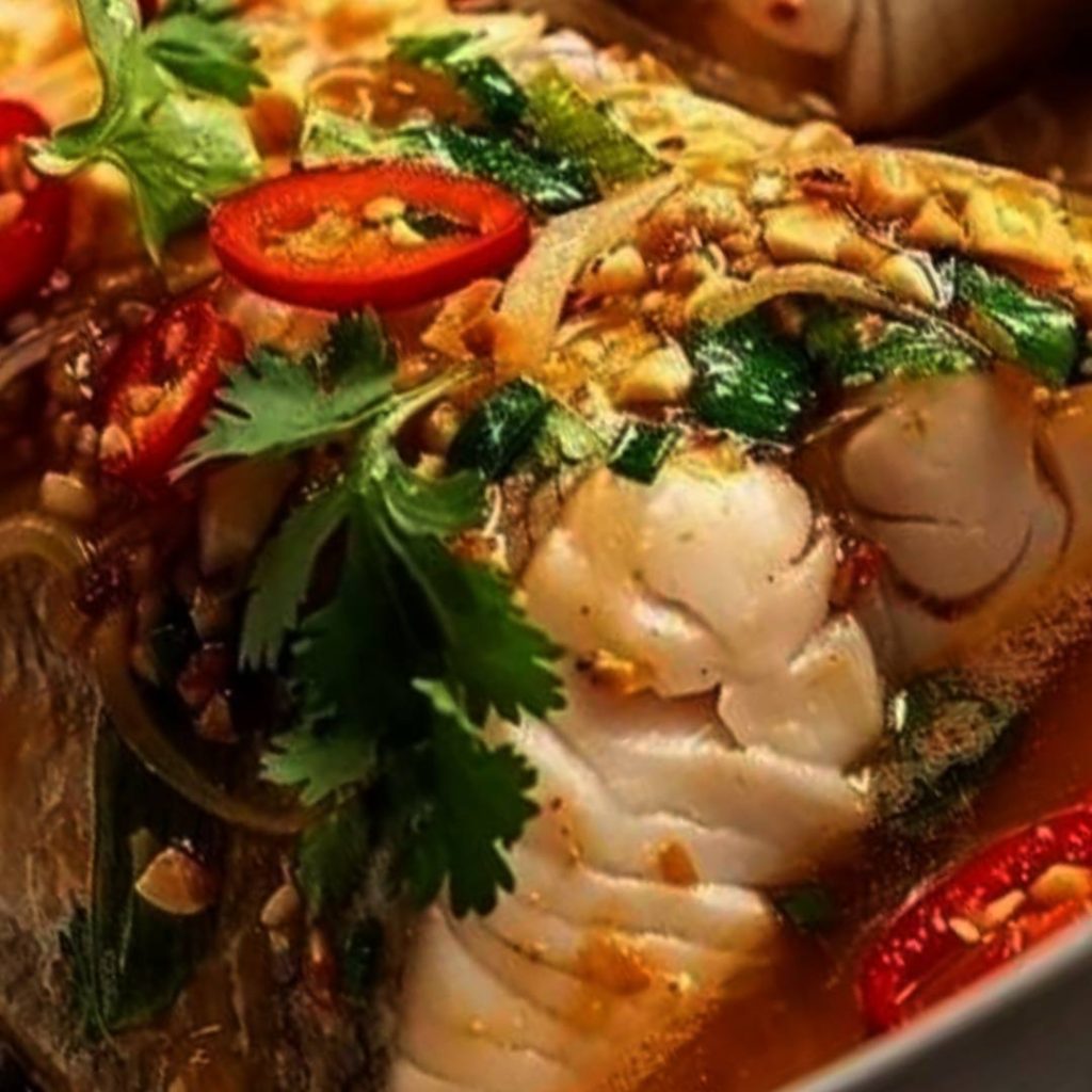 Steamed Fish with Spicy Lime and Garlic Sauce - Viral Recipes