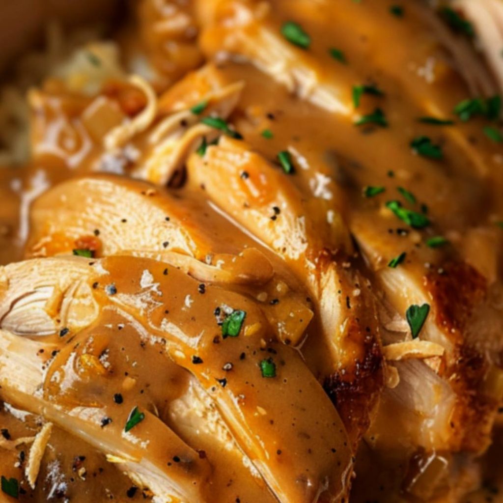 Crock Pot Chicken and Gravy Viral Recipes